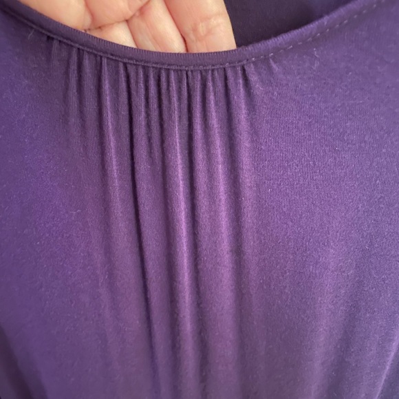 Elle Deep Purple Women's Blouse - Picture 4 of 4